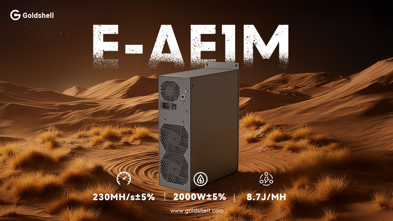 Goldshell E-AE1M 230MH 2000W ALEO Miner