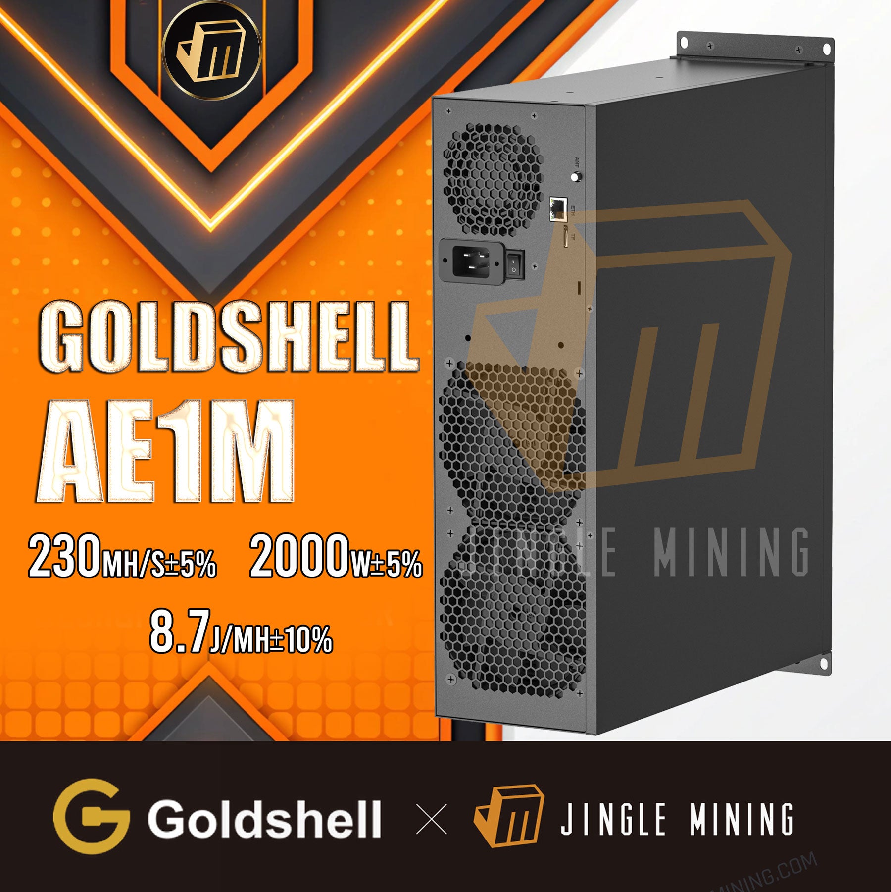 Goldshell E-AE1M 230MH 2000W ALEO Miner