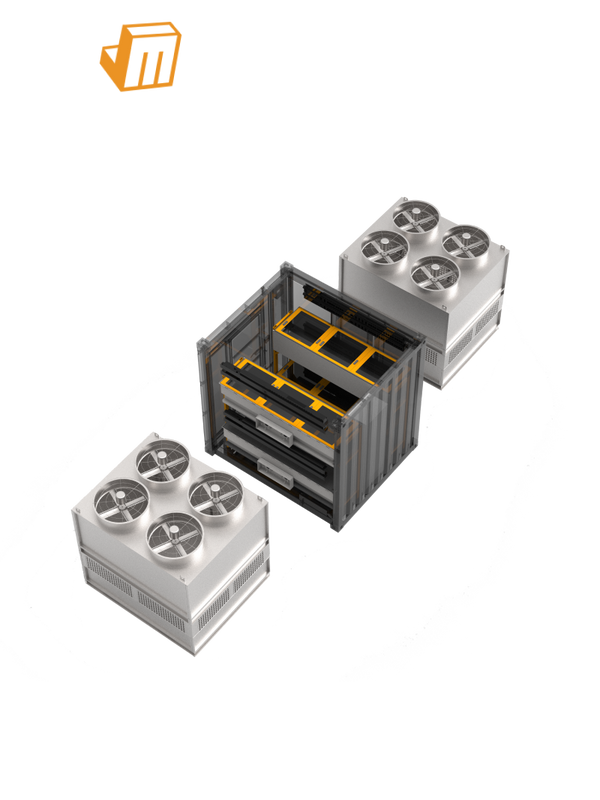 Immersion Cooling Container BC10 MEGA Support Up to 96 AntMiner S19/M50 Support Customization