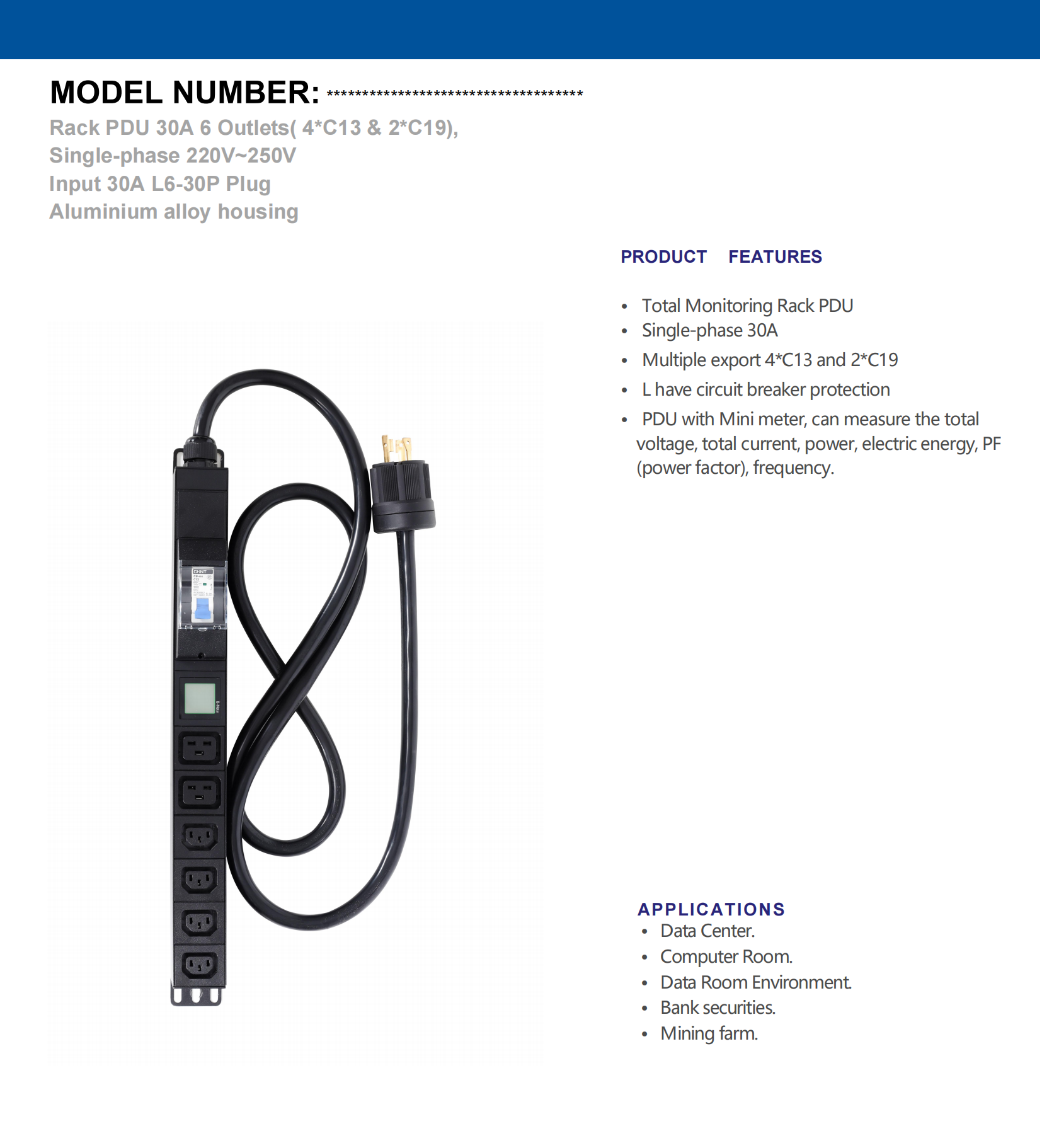 Total Monitoring Rack PDU